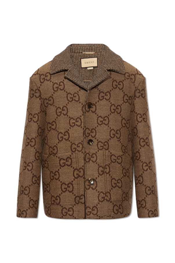 Gucci gg wool coat best sale